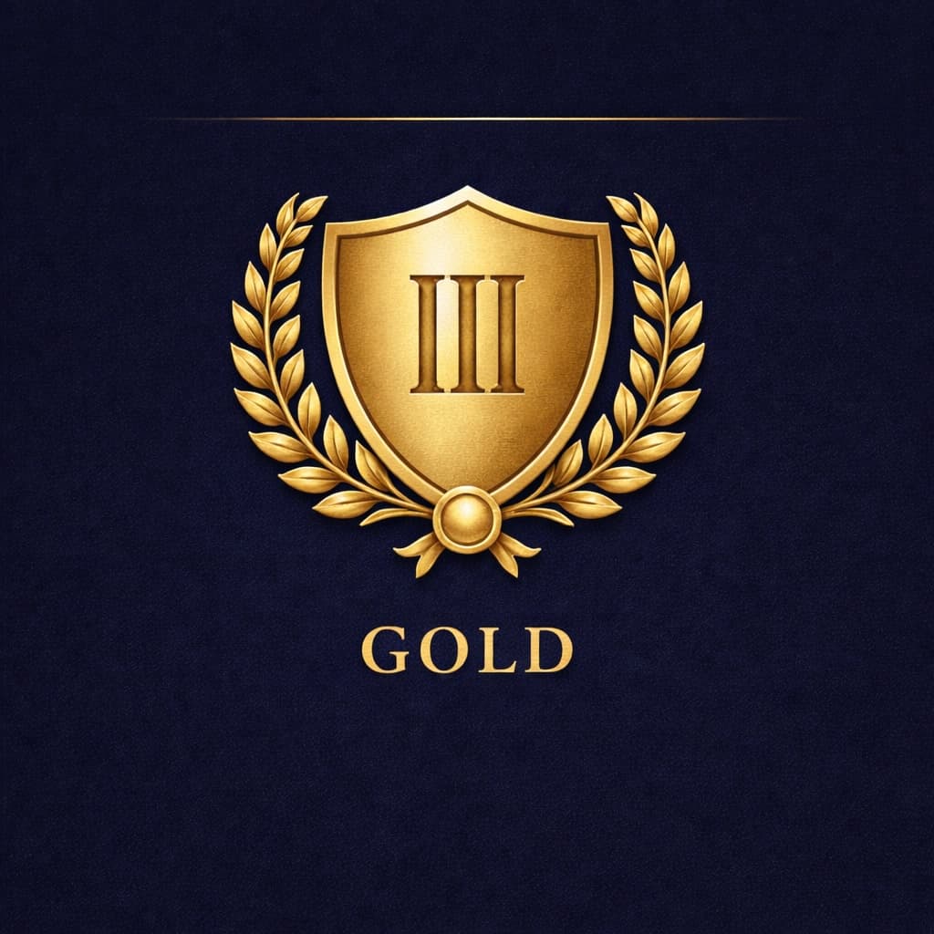 Gold tier shield — The Dispatch