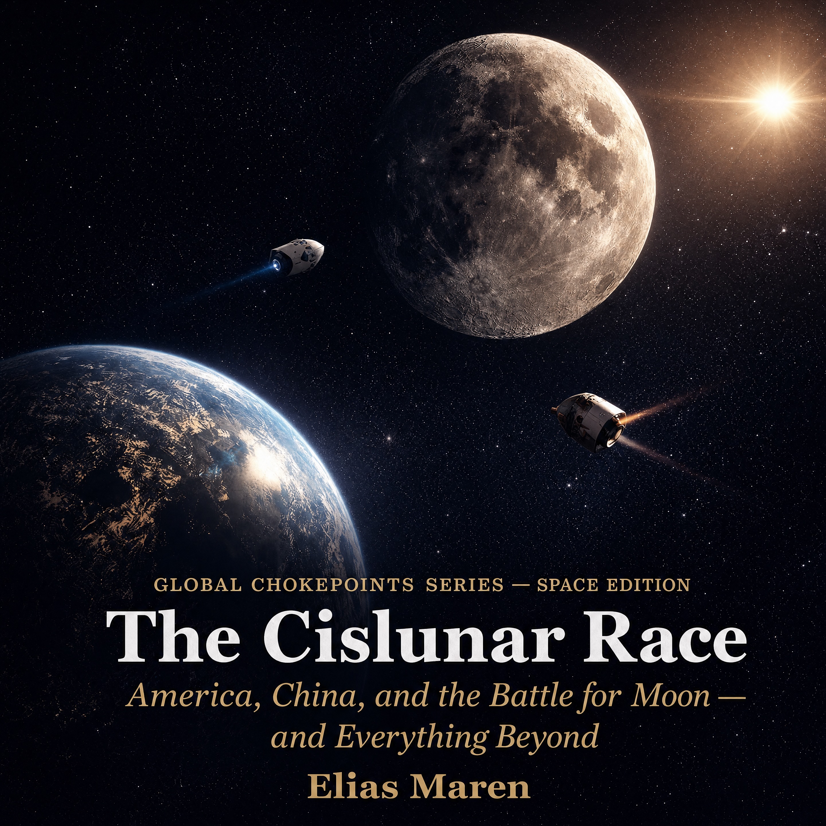 The Cislunar Race — Book Four of the Global Chokepoints Series.