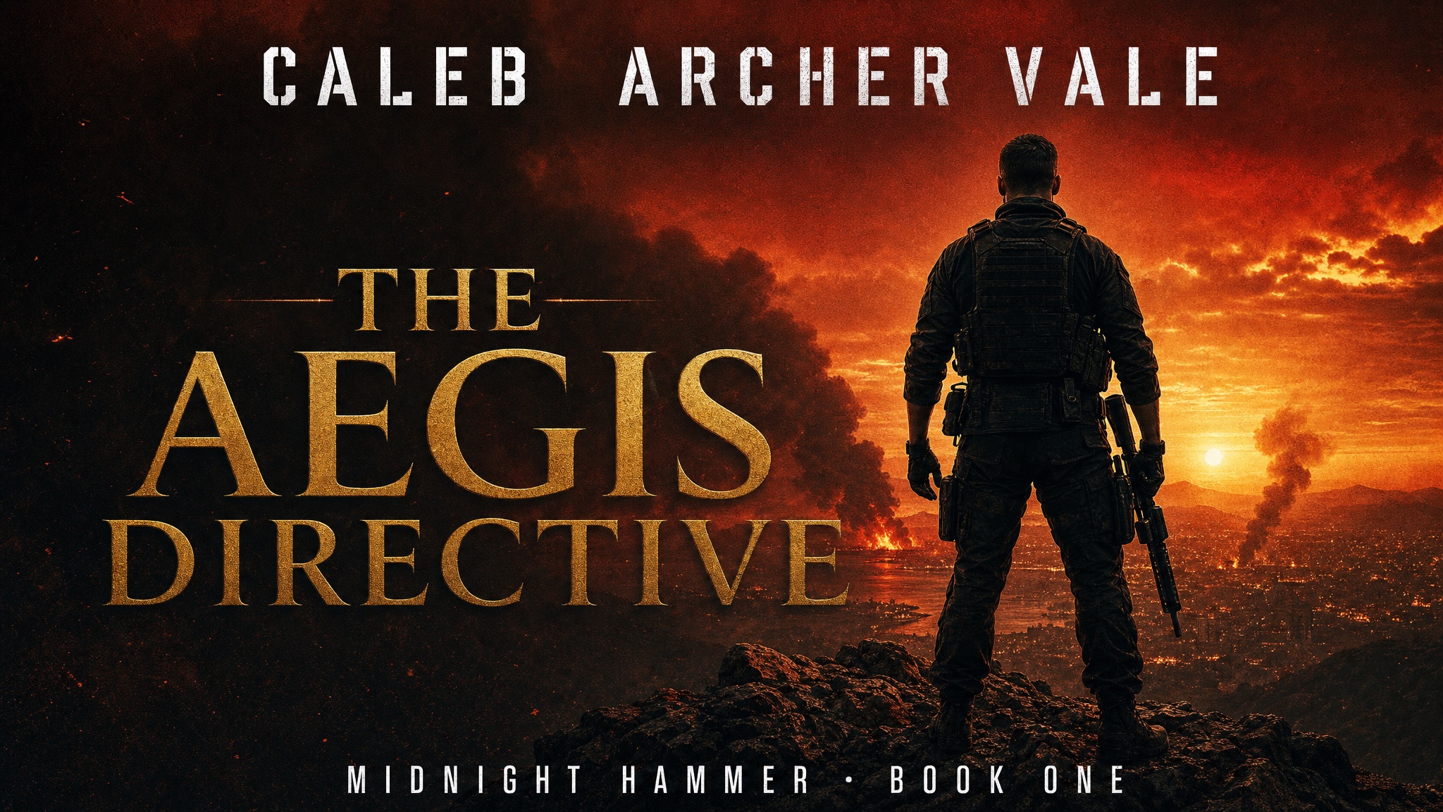 Caleb Archer Vale — the operator at the center of The Aegis Directive, Midnight Hammer Book One